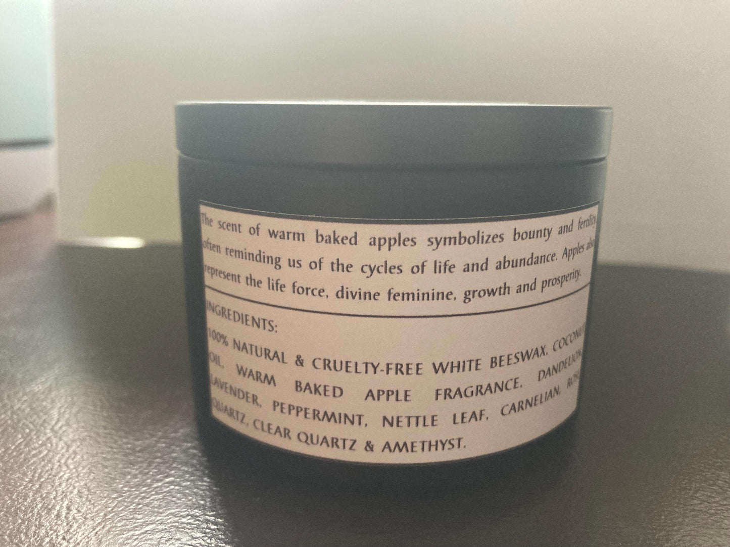 LIMITED EDITION Safe Childbirth Crystal & Herb Intention Candle