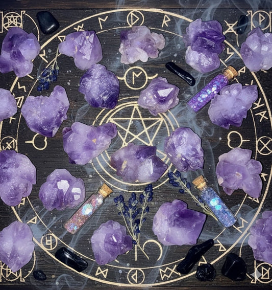 Raw Amethyst Clusters